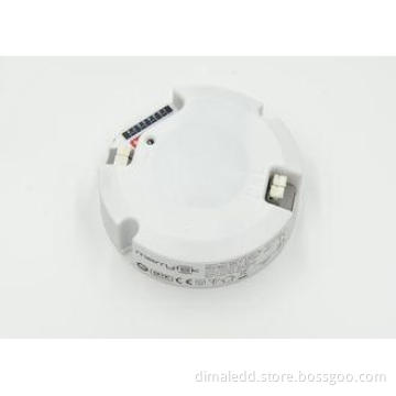 Round Shape Integrated Sensor Dimming Led Driver 350mA 16W
